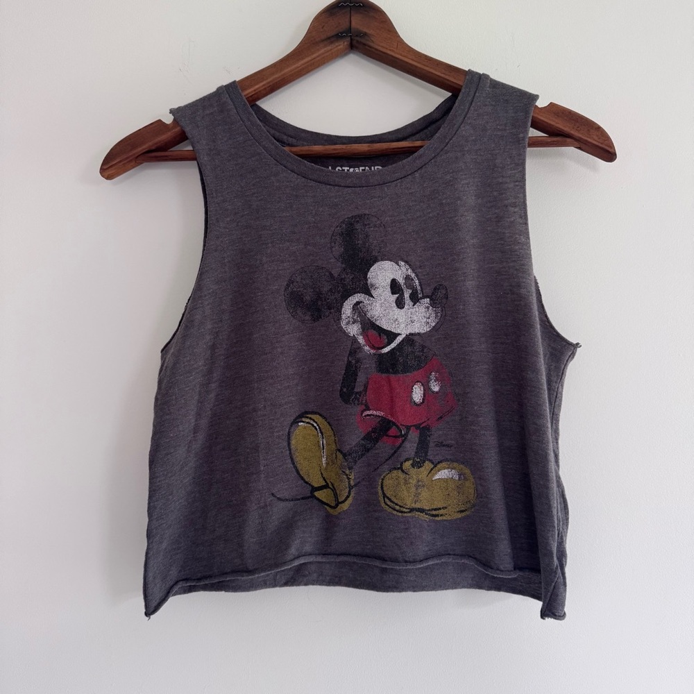American Eagle Mickey Mouse Crop Tank XS